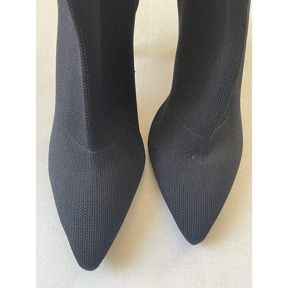 Schutz Boots Women Gisela Sock Booties Pull On Colorblock FLAWS - Picture 4 of 12